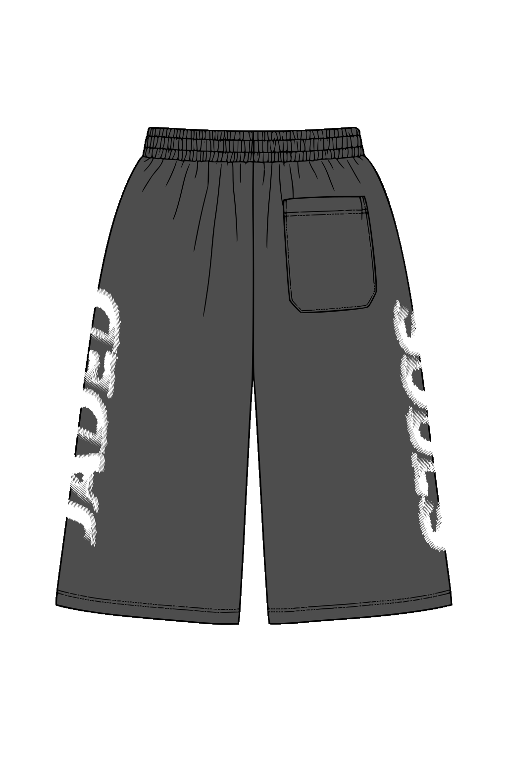 Ghost 3/4 Shorts
